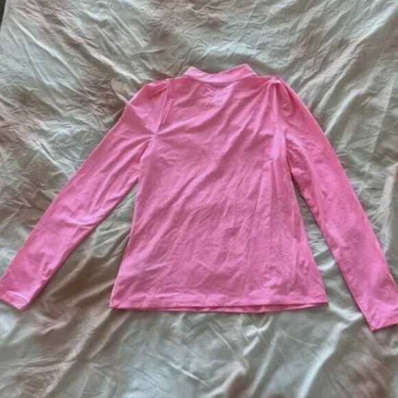 UPF 50+ Luxletic Sania Half Zip Sunguard - Rousseau Pink- Size XS *NWT* - Picture 4 of 5